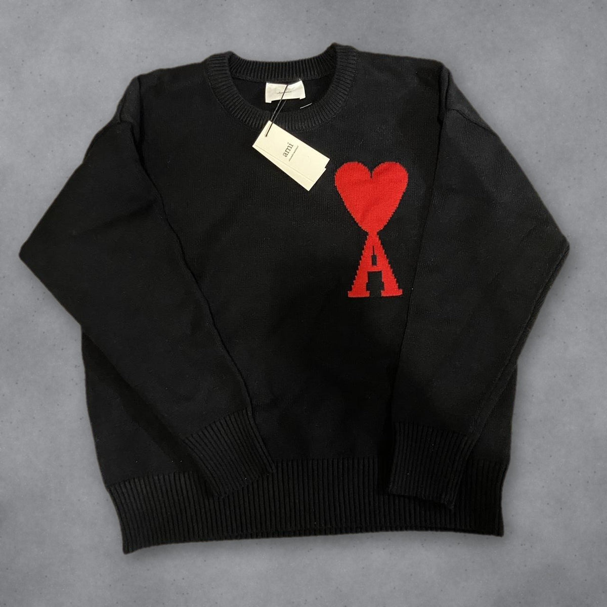 Black and Red Logo AM1 Jumper