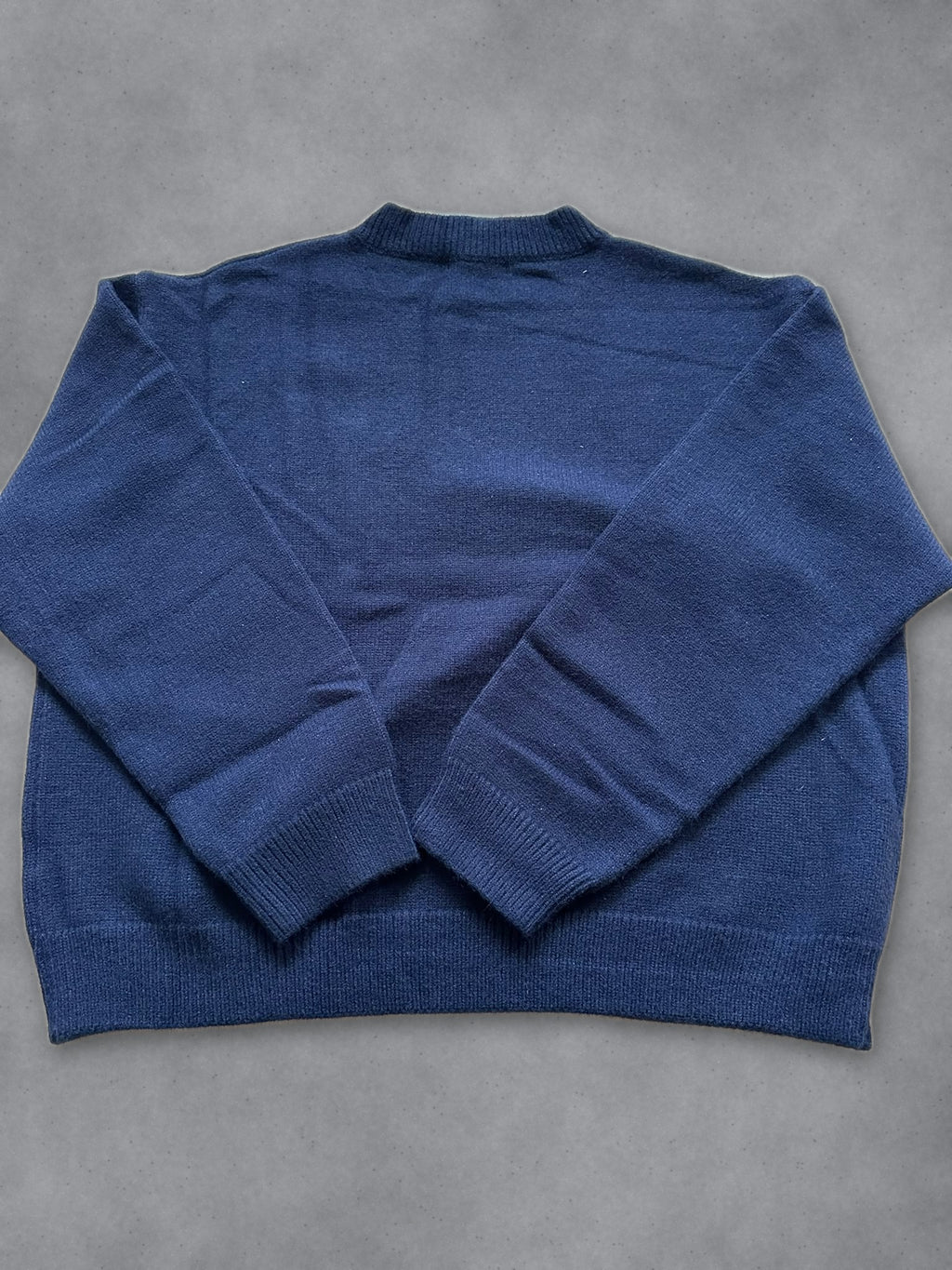 Navy CB Knitted Jumper