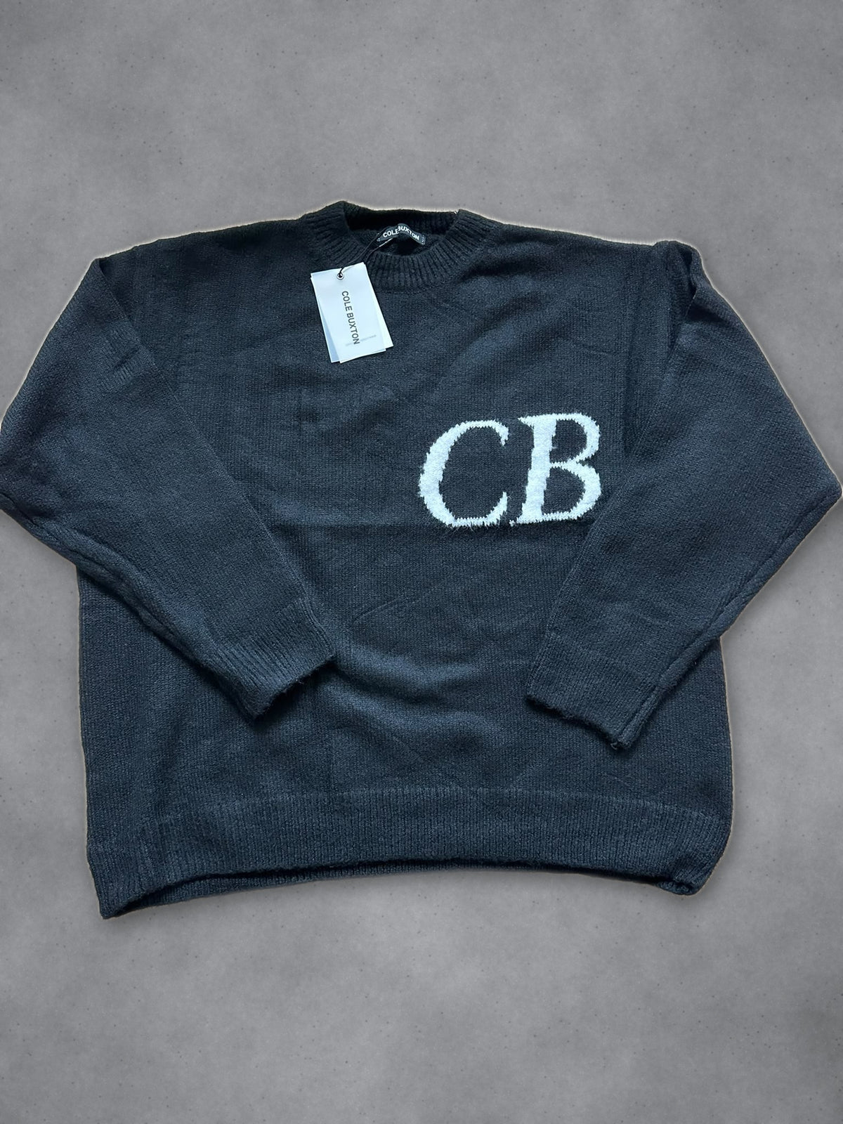 Black CB Knitted Jumper