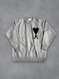 Grey and Black Logo AM1 Jumper